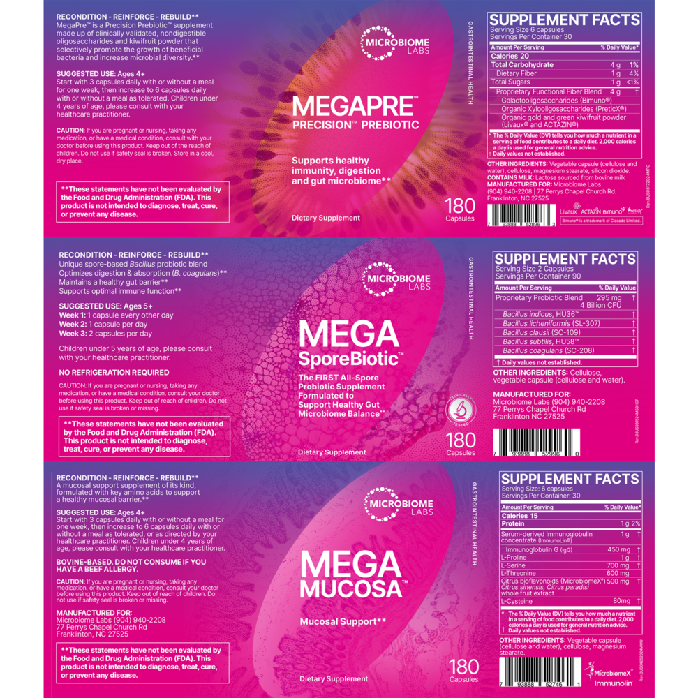 Total Gut Restoration Kit (Microbiome Labs)