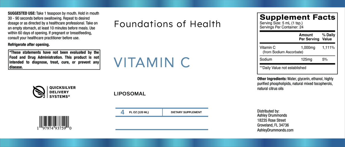Foundations of Health Liposomal Vitamin C
