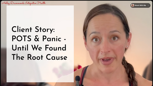 Ashley Drummonds Integrative Health Specialist explaining the root cause of panic attacks and chronic fatigue