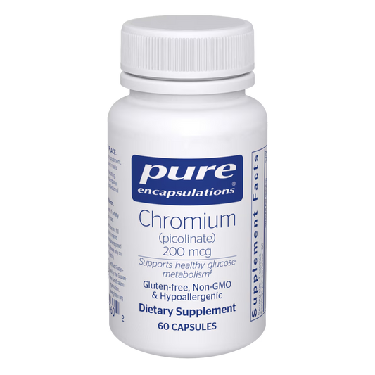 Chromium (Picolinate) 200 mcg | Practitioner Grade 3rd Party Tested