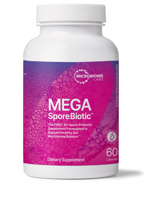MegaSporeBiotic – Spore-Based Probiotic for Gut & Immune Health | Practitioner Grade 3rd Party Tested