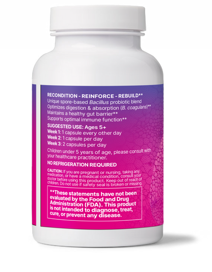 MegaSporeBiotic – Spore-Based Probiotic for Gut & Immune Health | Practitioner Grade 3rd Party Tested
