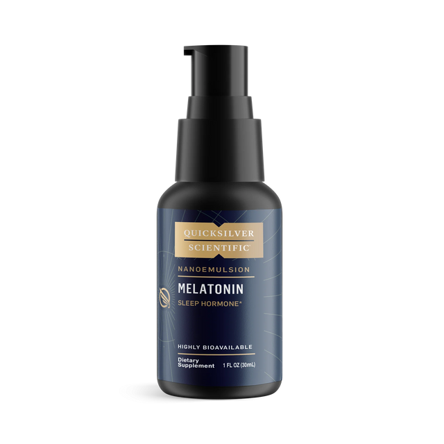 Quicksilver Liposomal Melatonin Liquid – Practitioner Grade, 3rd Party Tested