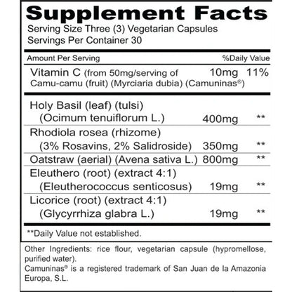 Priority One Adrenal Support 90vc | Practitioner Grade 3rd Party Tested