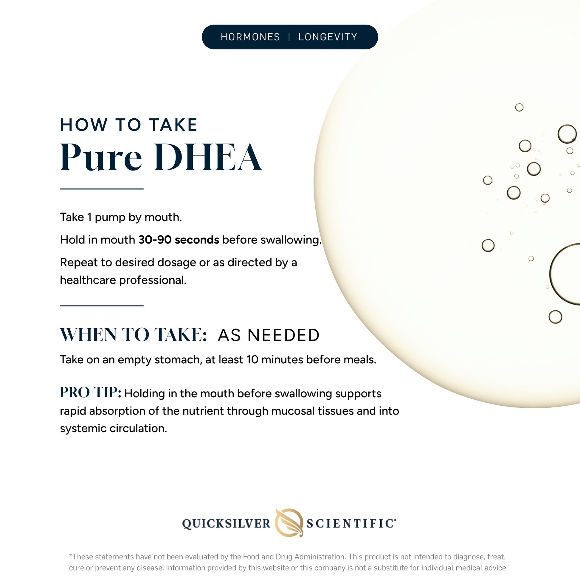 Pure DHEA – Hormone & Vitality Support 