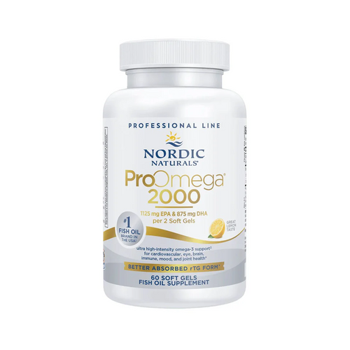 Nordic Naturals ProOmega® 2000 Omega-3 – Practitioner Grade, 3rd Party Tested