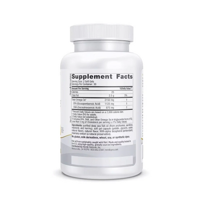 ProOmega® 2000 Omega-3 Eye Health Support | Practitioner Grade 3rd Party Tested