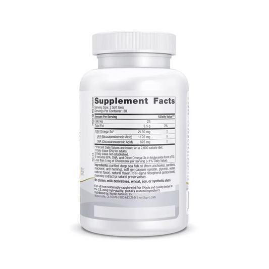 ProOmega® 2000 Omega-3 Eye Health Support | Practitioner Grade 3rd Party Tested