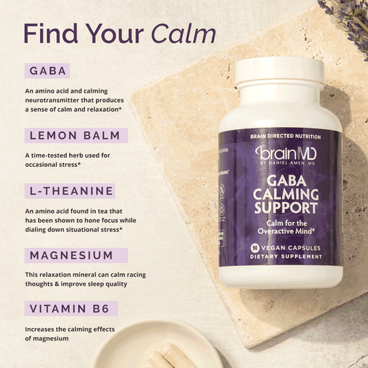 GABA Calming Support | Practitioner Grade 3rd Party Tested
